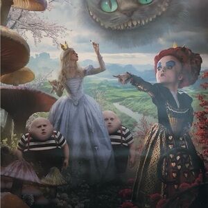 Alice in wonderland  triptych posters (2) Disney 22 x 34 2010 EUC Trends Int.